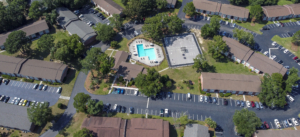 Aerial view of Park Place community